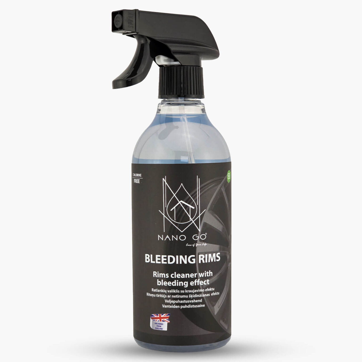 Šarminis ratlankių valiklis 500ml - NANO GO bleeding rims nanogo ratlankiu valiklis su kraujavimo efektu