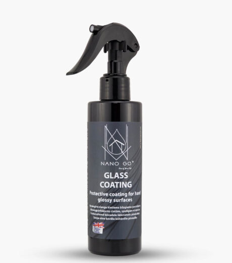 glass coating nanogo apsaugine danga kietiems blizgiems pavirsiams 200ml