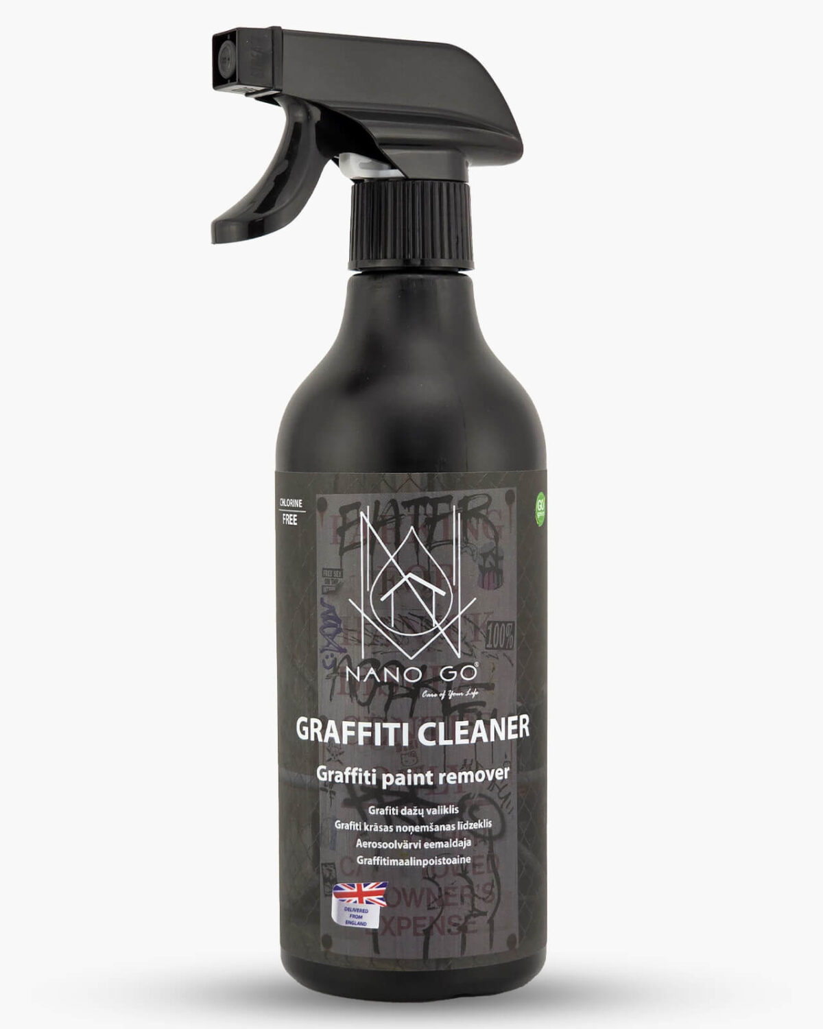 Graffiti dažų valiklis 500ml – NANO GO graffiti cleaner nanogo grafiti dazu valiklis
