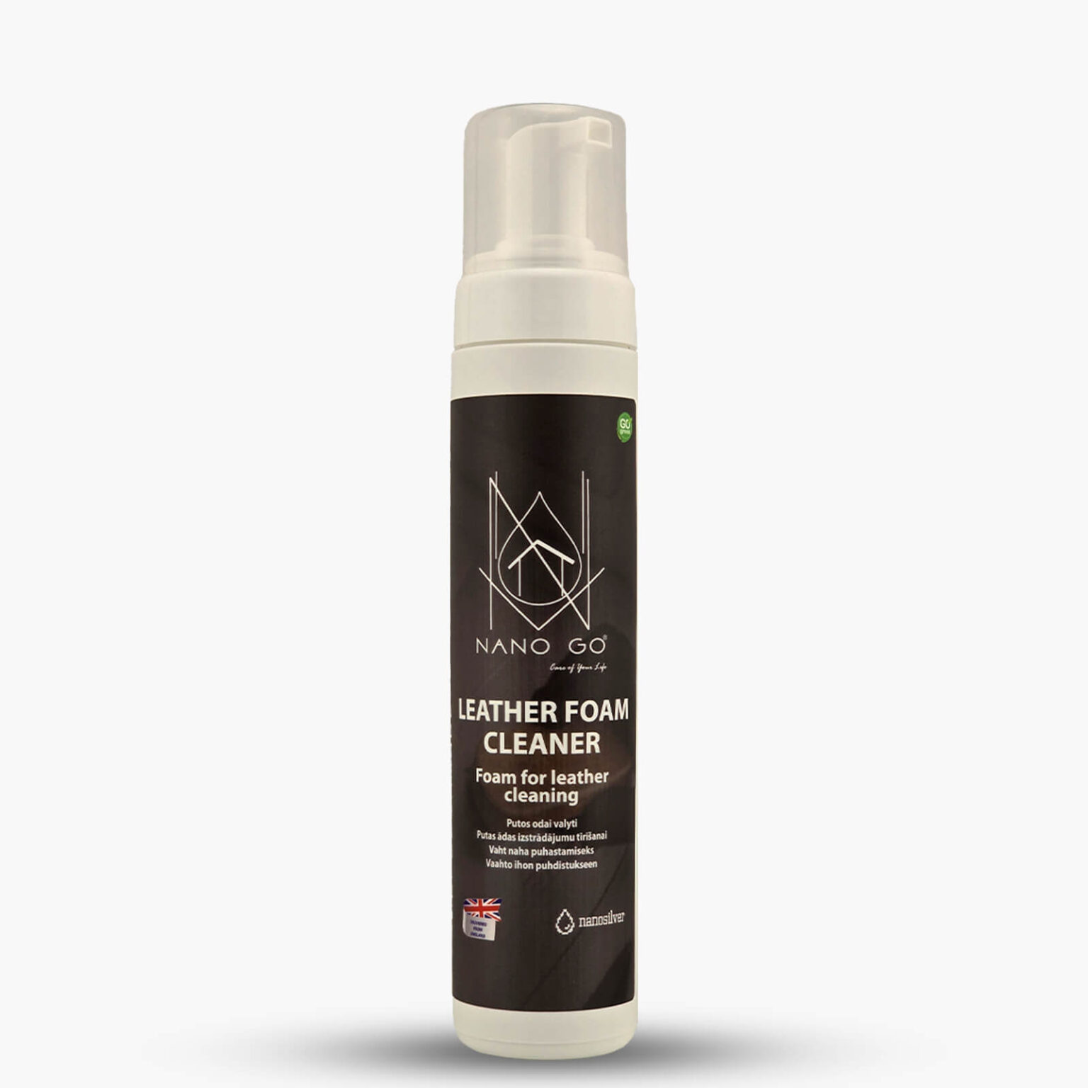 leather foam cleaner nanogo putos odai valyti 250ml
