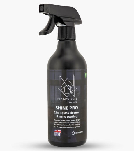shine pro nanogo 2 viename stiklo valiklis ir nano danga