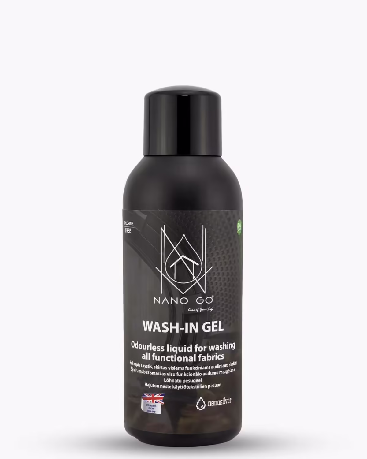 wash in gel nanogo bekvapis skystis skirtas visiems funkciniams audiniams skalbti