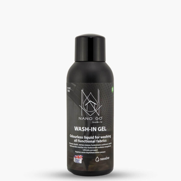 wash in gel nanogo bekvapis skystis skirtas visiems funkciniams audiniams skalbti